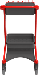 Vikan Hygo Mobile Cleaning Station Red 780mm (Each)