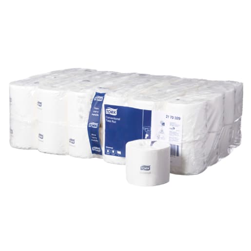 1 Ply Toilet Paper Conventional Roll 850 Sheets (Carton of 48) - Tork