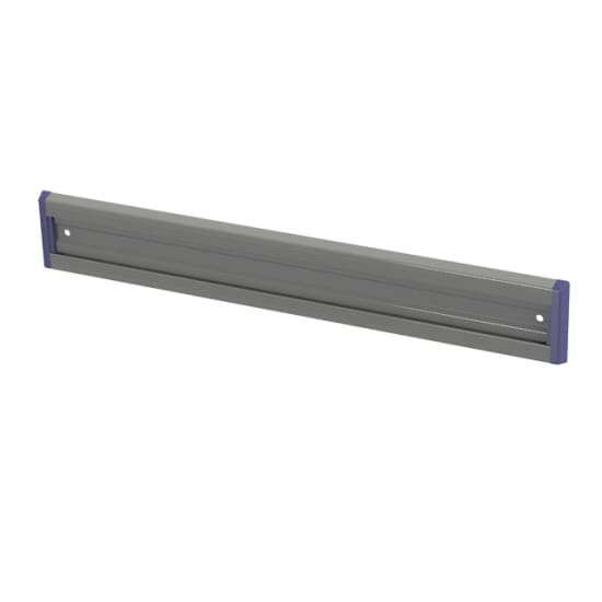 Vibrant 900mm purple Toolflex Tool Holder Rail for organized tool storage and easy access in your workshop or garage.