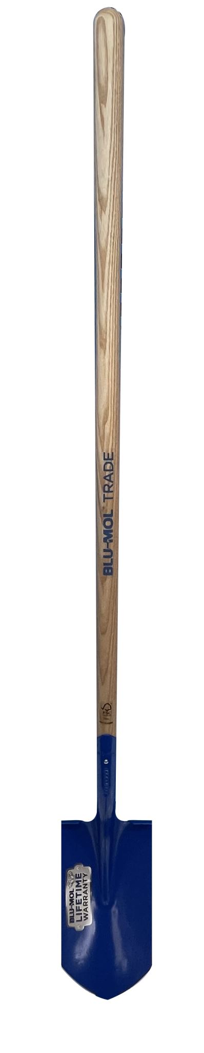 Blu-Mol Trade Long Wood Handle Trenching Shovel
