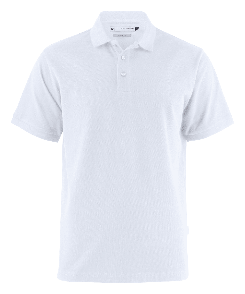 James Harvest, Neptune Modern Polo - White (Size: 2XL)