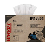 Wypall X80 4176 Single Sheet Wipers White 150 Sheets (Carton)