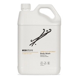Luxurious Ecostore Vanilla & Coconut Body Wash 5L with hydrating harakeke and a tropical scent for gentle cleansing.