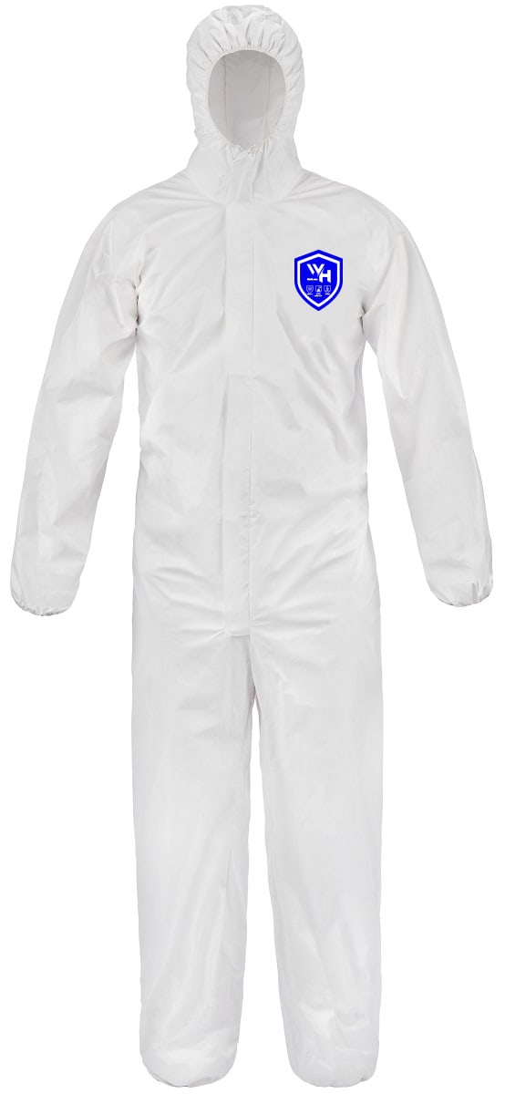 Workhorse Disposable SMS Coverall S-3XL (Each) - White - L