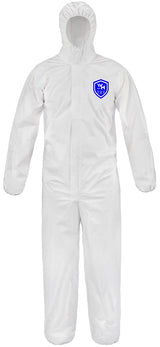 Workhorse Disposable SMS Coverall S-3XL (Each) - White - 2XL