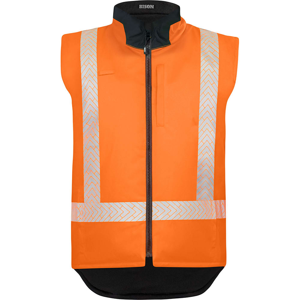Bison, Stamina Reversible TTMC-W23 Puffer Vest - Orange - XSM