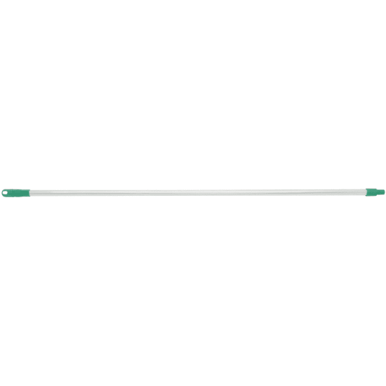 Edco Mop Handle with ergonomic swivel grip, durable green aluminum, nylon tip, 1.5m length, ideal for efficient cleaning.