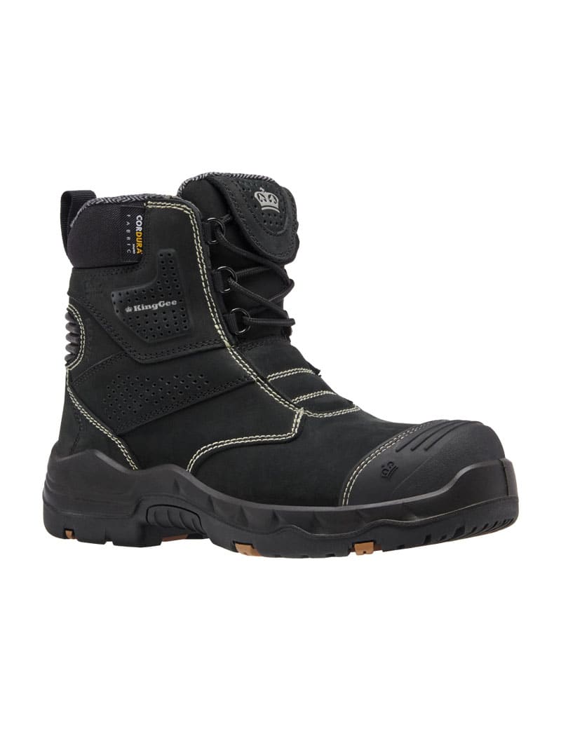 KingGee XTREMEGUARD BENNU PRO 6 Womens Safety Boot - Black (Size: 04)