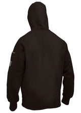 Bisley, Work Fleece Full Zip Hoodie, BK6725 - Black - M