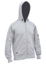 Bisley, Work Fleece Full Zip Hoodie, BK6725 - Black - M