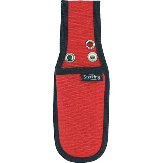 Durable nylon holster for knives and snips, featuring easy access and a lanyard hole for secure tool attachment.