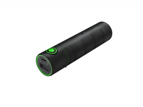 Ledlenser Flex3 Powerbank with 3400mAh battery, IP65 rated, compact design, and magnetic USB-C charging for outdoor use.