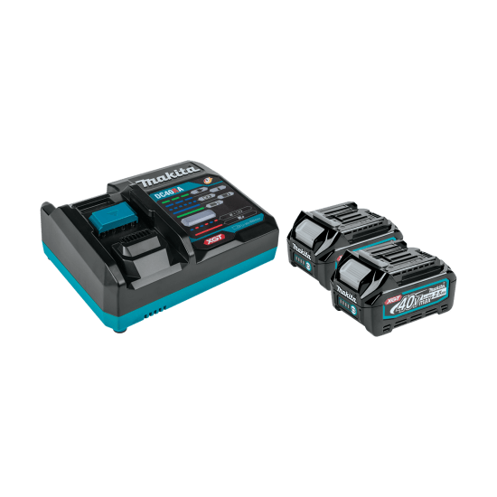 Makita 40Vmax XGT 2.5Ah Battery/Charger Kit-3 piece-Kit