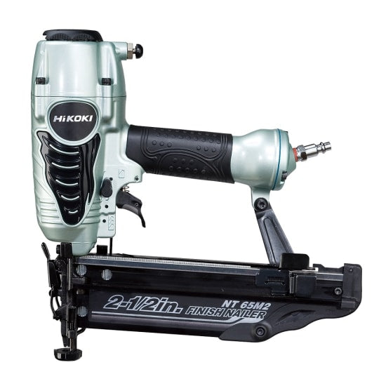 HiKOKI 65mm 16G Straight Brad Nailer, slim design for precise, efficient nailing in woodworking and DIY projects.