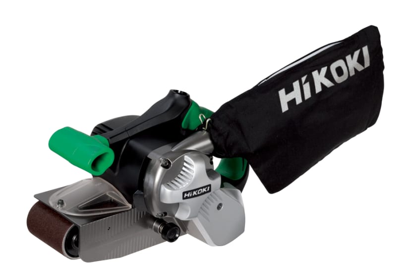 HiKOKI 1020W corded heavy-duty belt sander with powerful motor, adjustable speed, and ergonomic design for precision sanding.