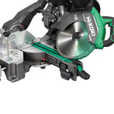 HiKOKI 1520W 305mm Slide Compound Mitre Saw with precise cutting features, one-touch bevel settings, and integrated cut indicator.