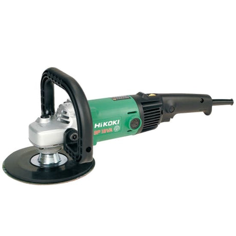 HiKOKI 1250W 180mm Sander/Polisher - Powerful, lightweight tool with variable speed control for professional sanding and polishing.