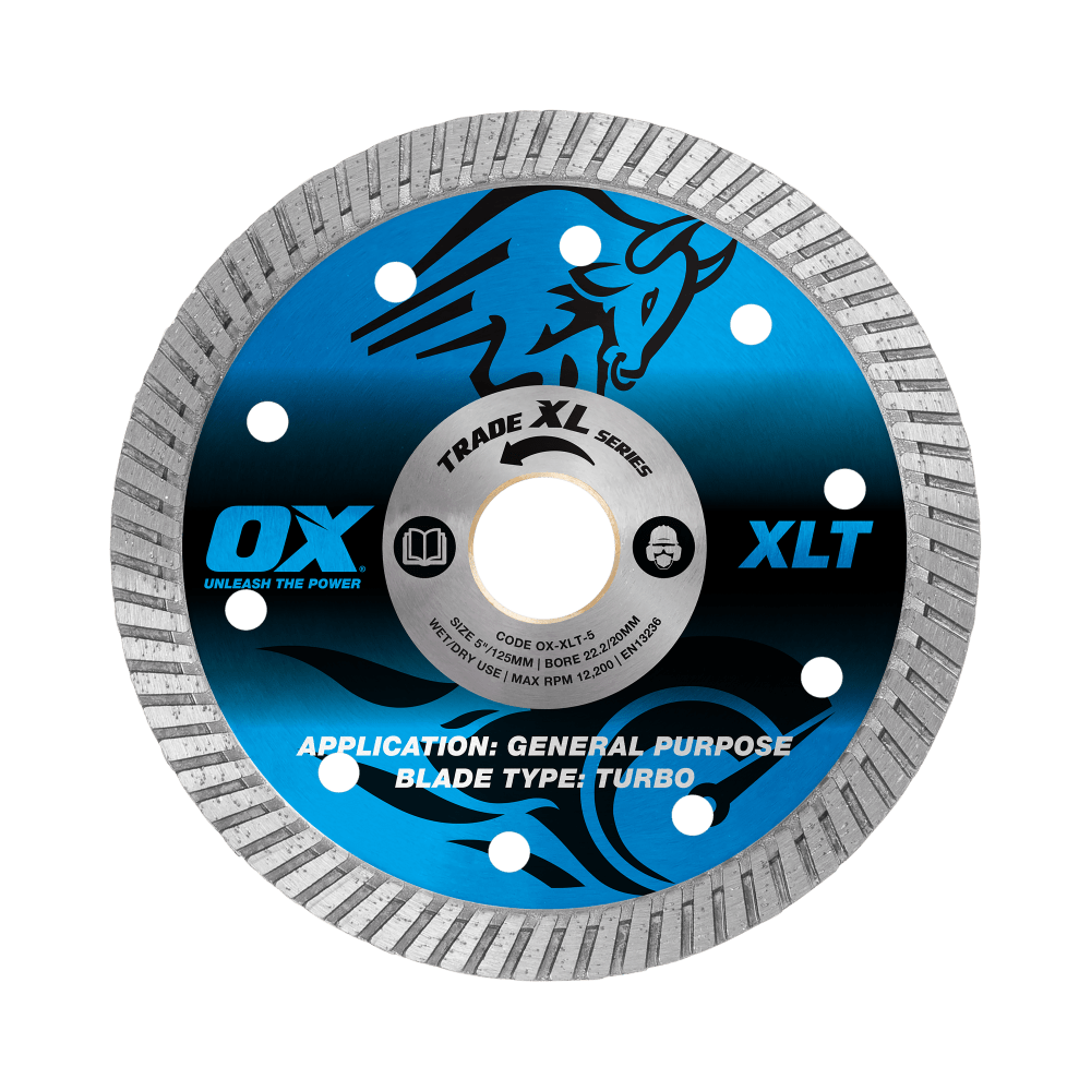 OX Trade XLT Turbo Diamond Blade 125mm (5")