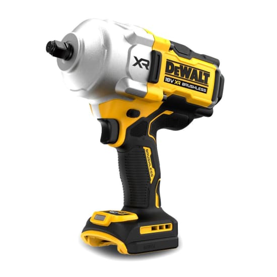 18V XR 1/2" Premium High Torque Impact Wrench with 1626 Nm torque, compact design, ergonomic grip, and LED light for heavy-duty tasks.