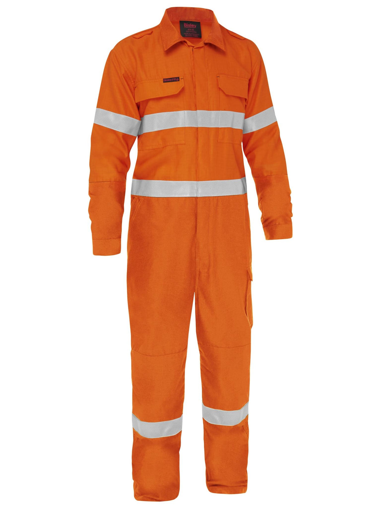 Bisley, Hi Vis Flame Resistant Vented Overall - Orange - 77
