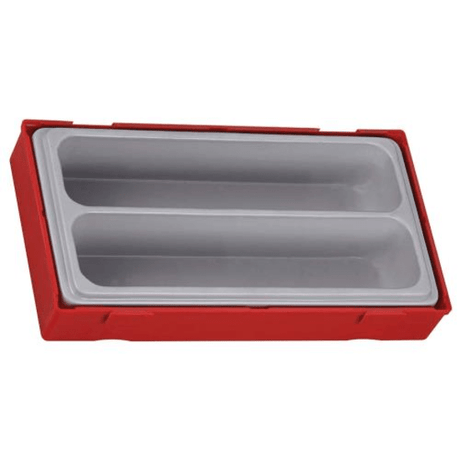 Teng Add On Compartment with two spacious slots, durable design, removable lid; perfect for organizing tools and components.