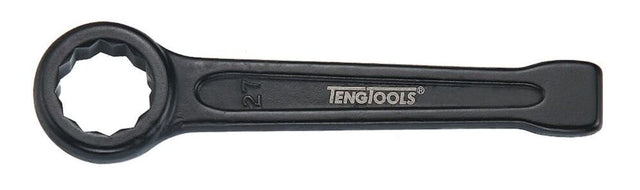 50mm Teng slogging ring wrench for heavy-duty tasks, compatible with hammer use, made from durable Chrome Molybdenum.