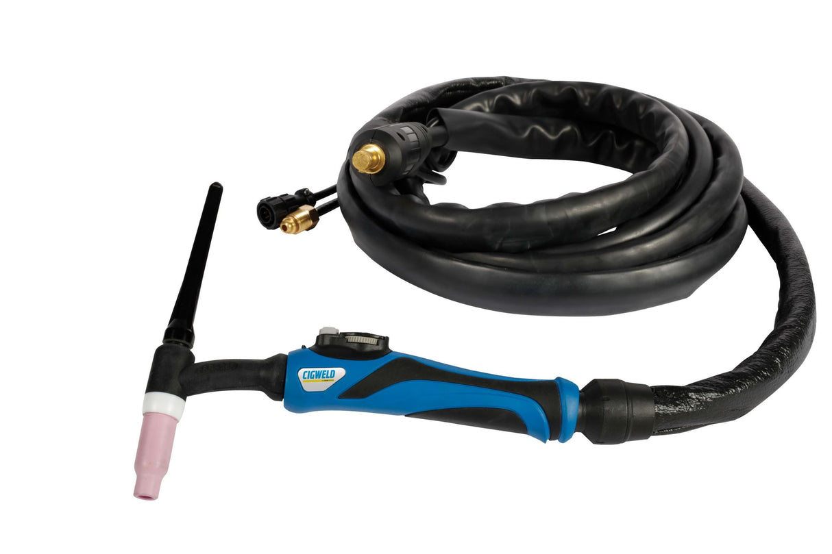 Cigweld 26F TIG Torch with Lead & Remote Control 4m