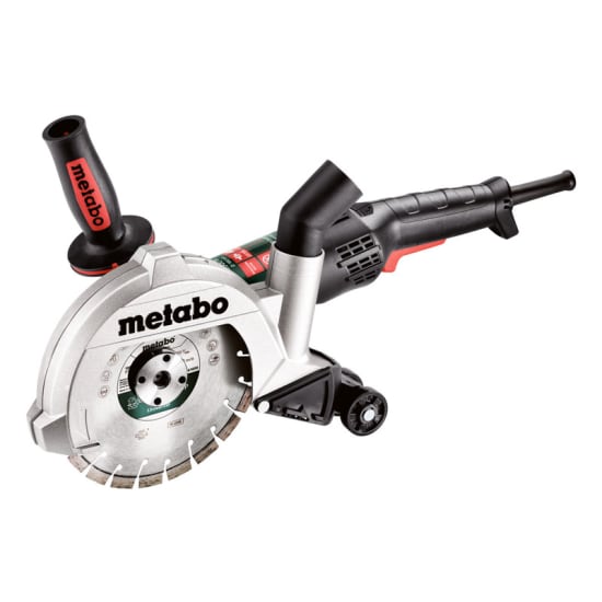 Metabo 1900W 180mm Diamond Cutting System: lightweight, high-performance tool with efficient dust extraction for precision cutting.