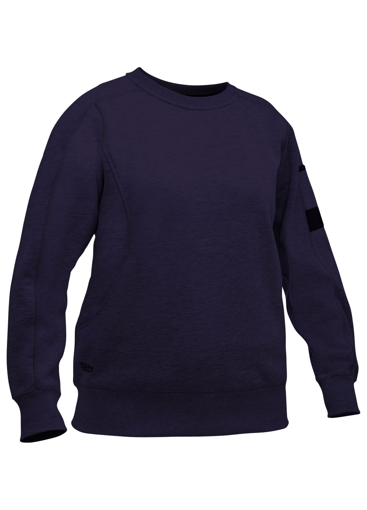 Bisley, Women's Fleece Crew Neck Jumper, BKL6723 - Navy (Size: 12)