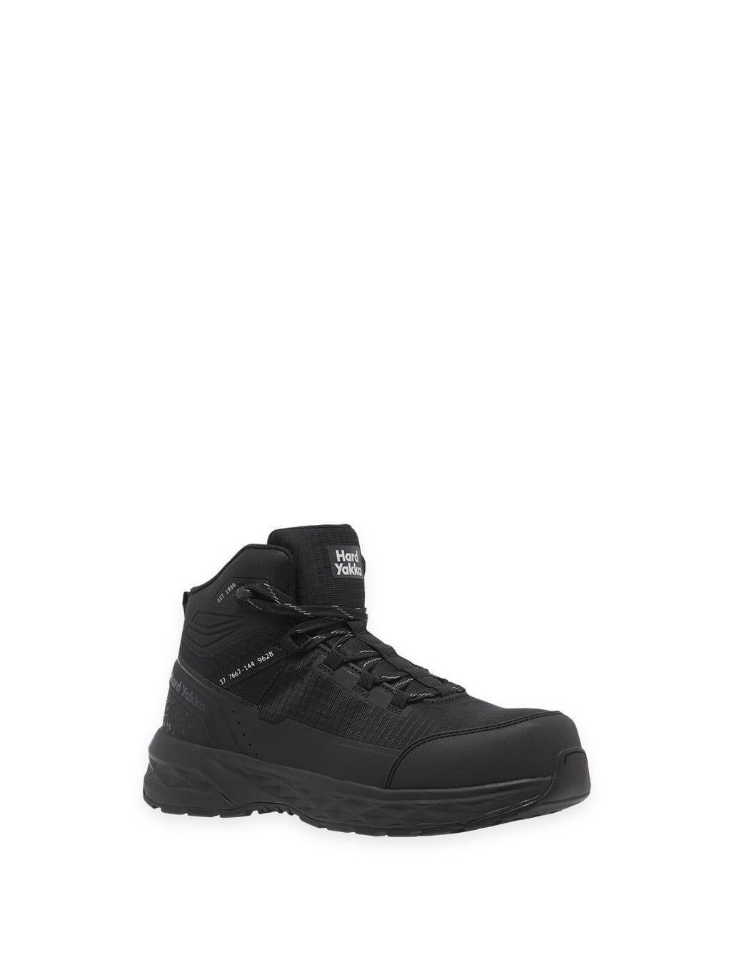 Hard Yakka X Range Mid Composite Safety Boot-Black - Black - 04