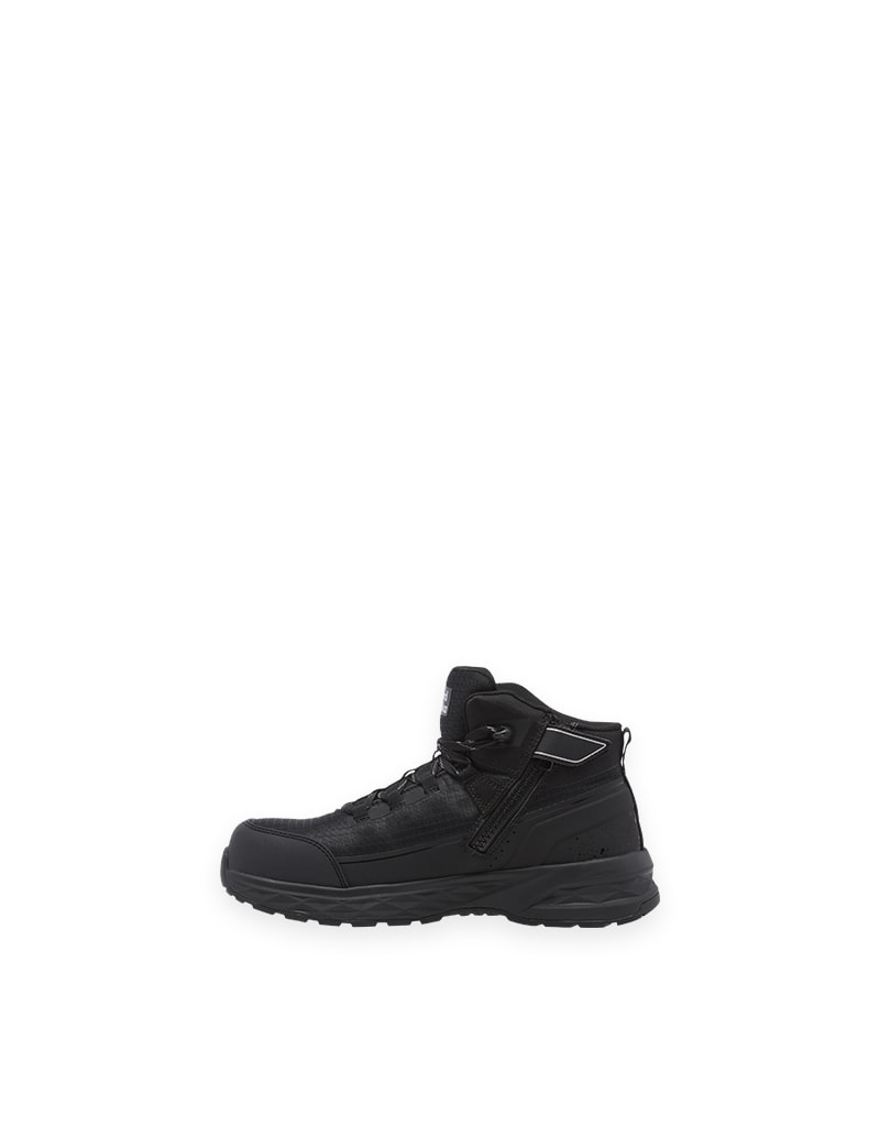 Hard Yakka X Range Mid Composite Safety Boot-Black - Black - 09