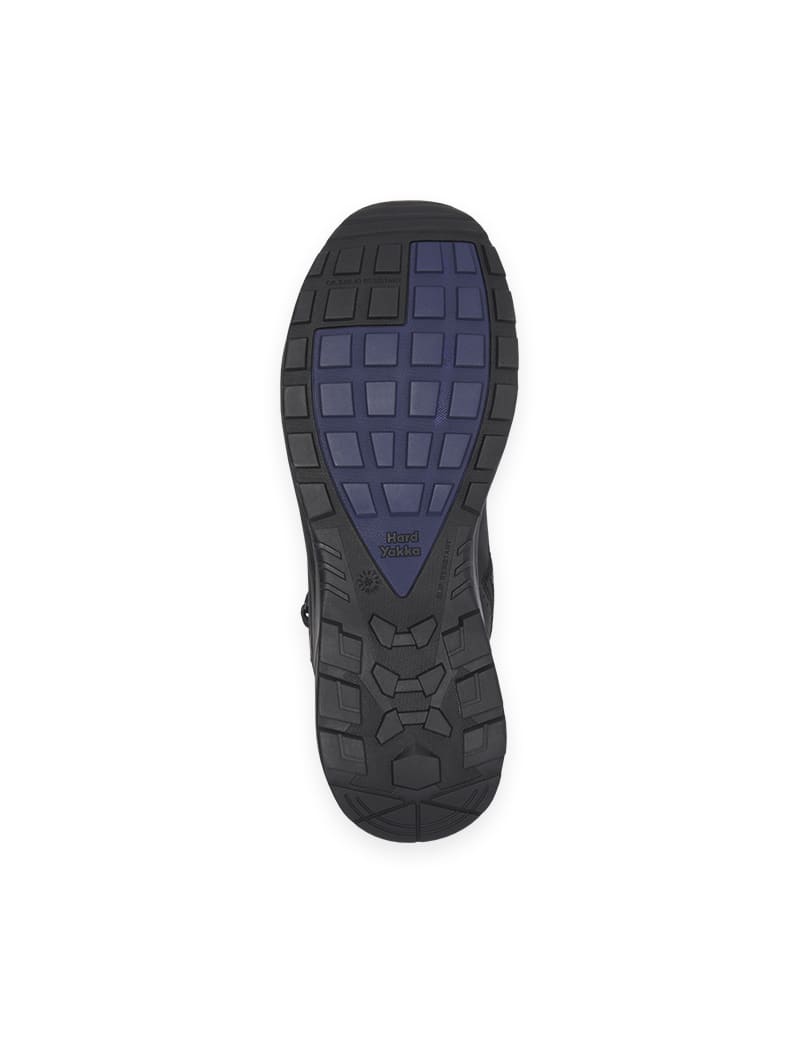Hard Yakka X Range Mid Composite Safety Boot-Black - Black - 10