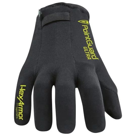 Uvex Tactical Glove HexArmor PointGuard Ultra 6044 (Pair) - Black (Size: 05)