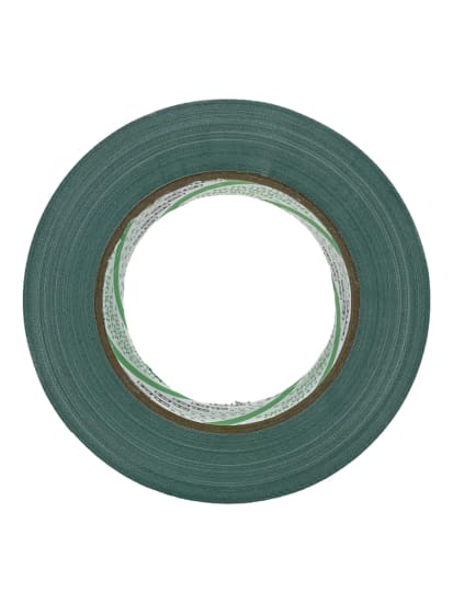 Green multi-purpose cloth tape, 48mm x 30m, ideal for sealing, bundling, and repairs, featuring strong adhesive and moisture resistance.