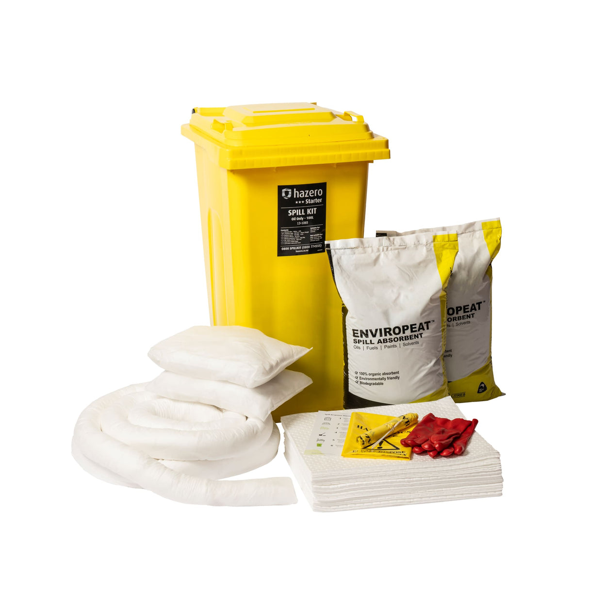 Hazero Basic Spill Kit - Oil Only - 100L