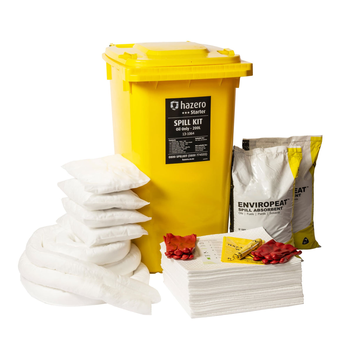 Hazero Basic Spill Kit - Oil Only - 200L