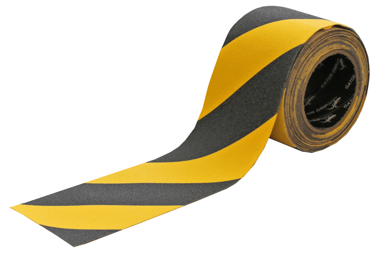 Safety Tread General Purpose Grit Tape- Blk/Yellow 150mm x 18m