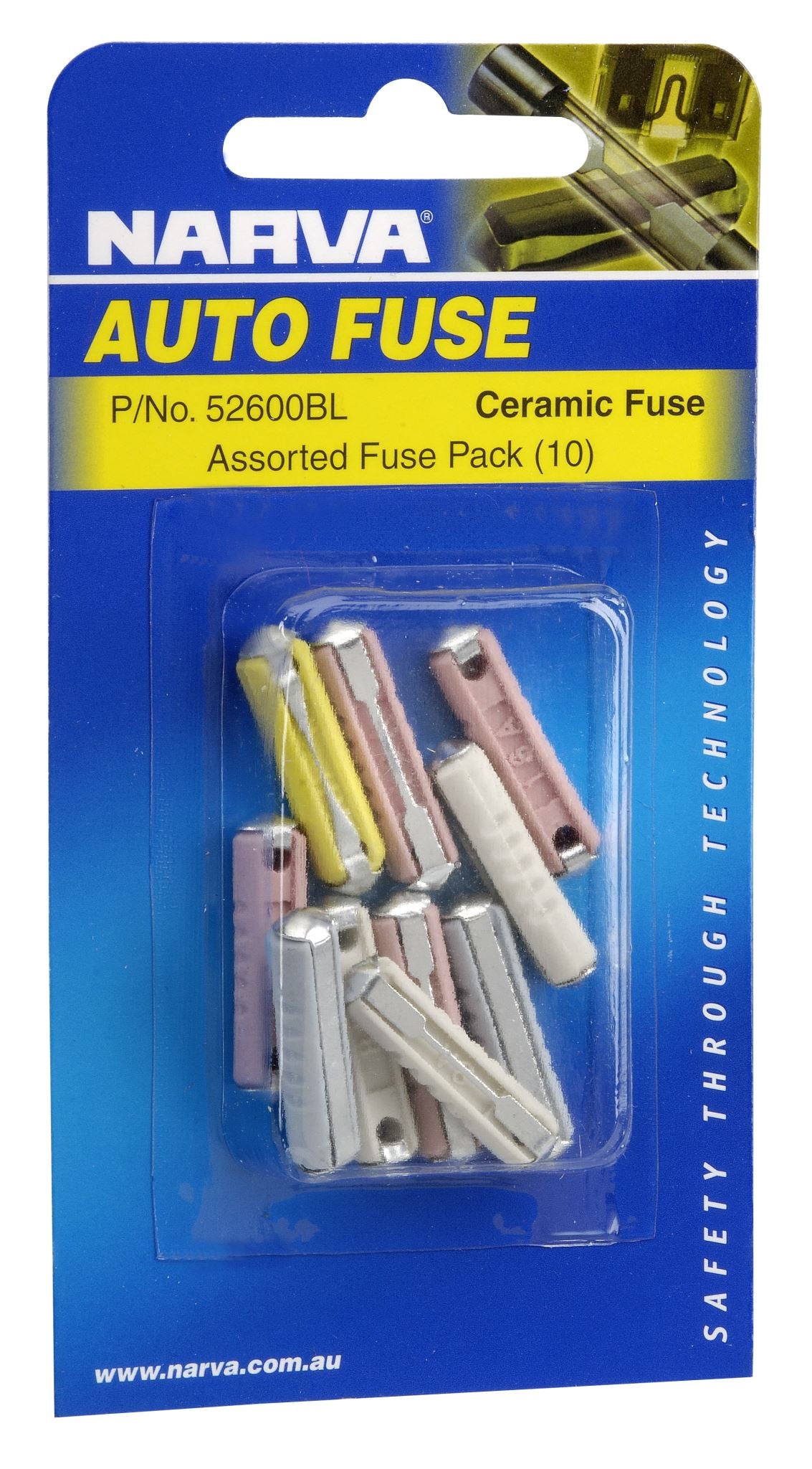 Narva Ceramic Fuse Assortment (10 Pack)