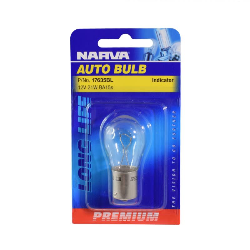 Narva Long Life 382 12V 21W BA15S (Each)