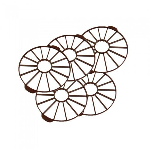 Durable cake divider for 12 servings; ensures even slices with a 265mm diameter, perfect for any occasion.