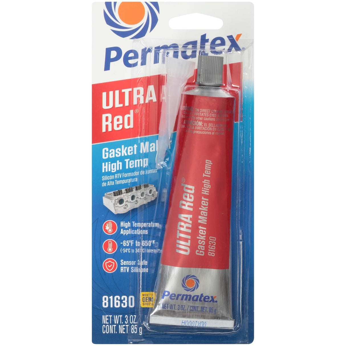Permatex Ultra Red RTV Silicone Gasket Maker 85g