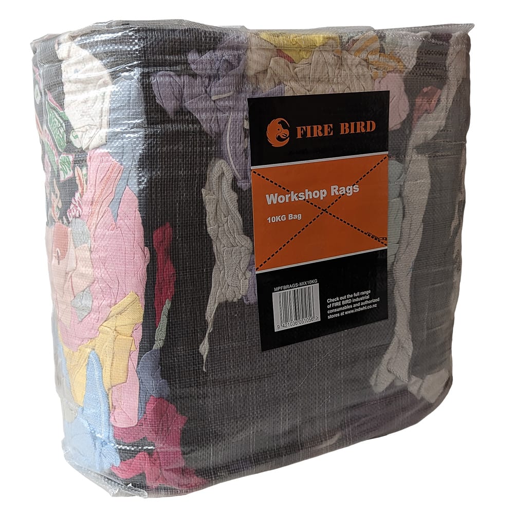 Rags Mixed Coloured Cotton A Grade 10kg (Each)