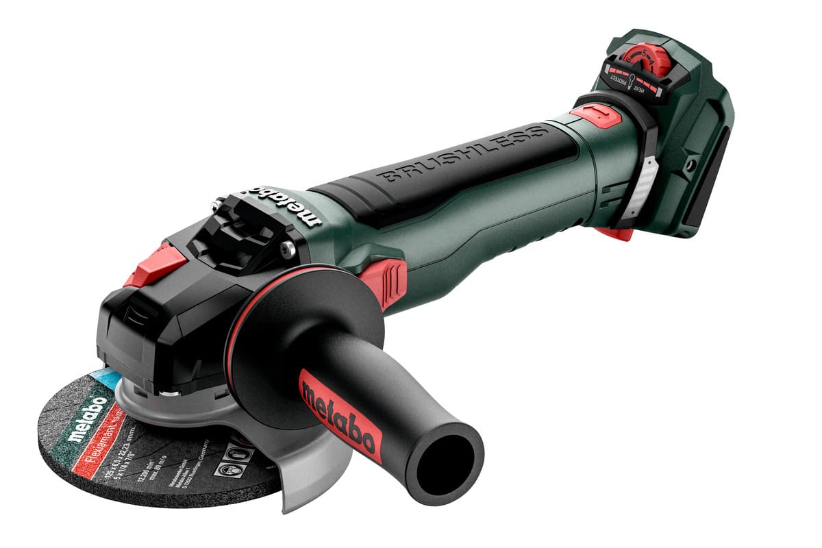 Metabo 18V 125mm Inox Variable Speed Angle Grinder