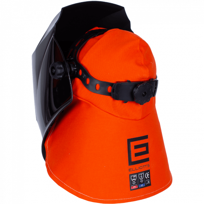 Elliots Welders Cap With Nape Orange