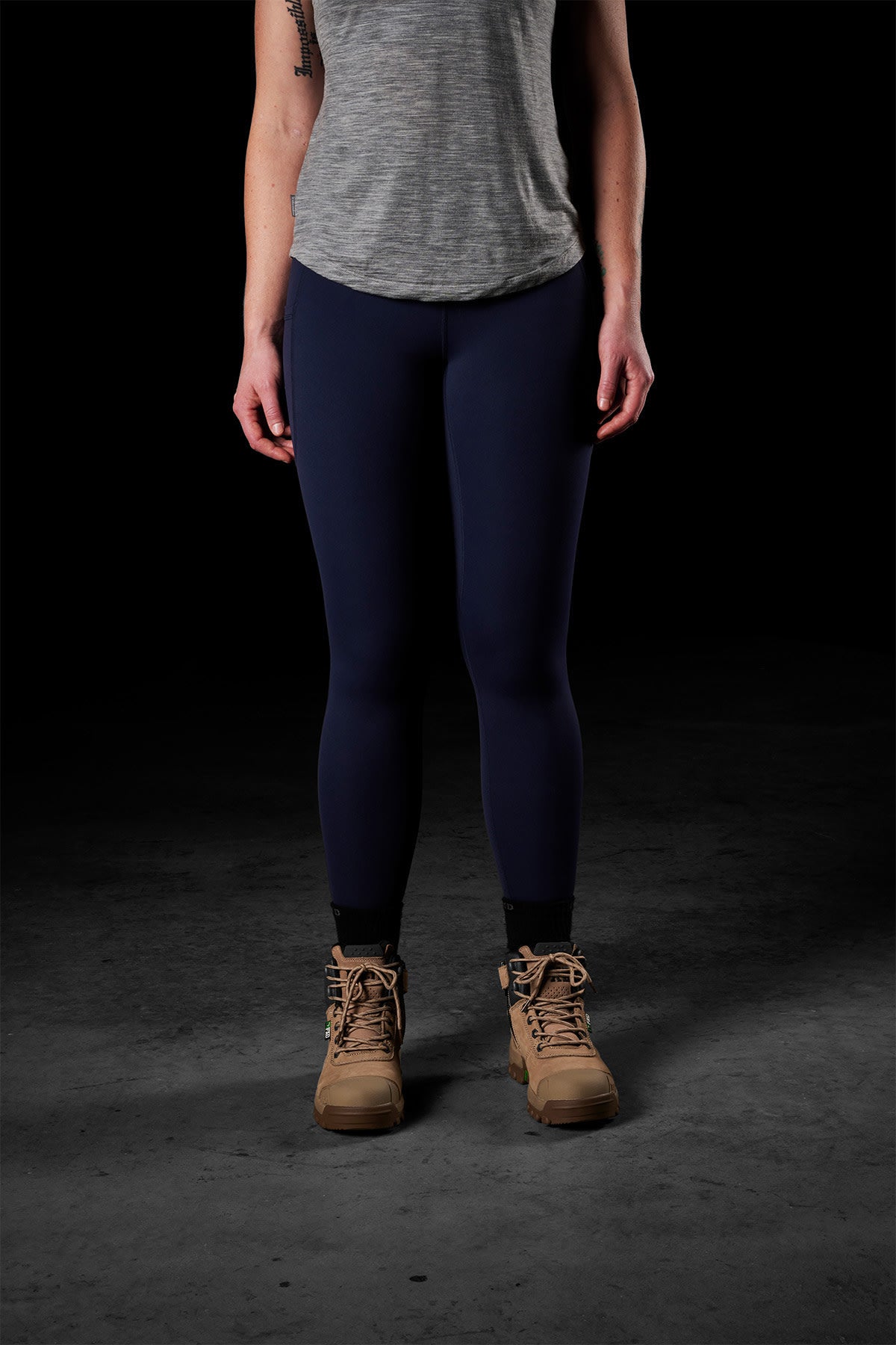 FXD, Women's Stretch Leggings WP-9W - Navy (Size: 16)
