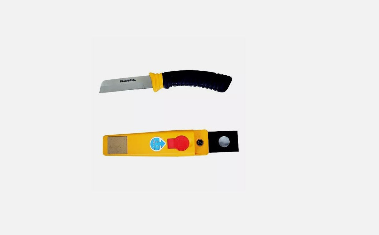 Single Fixed Blade Knife 80mm With Sheath Cover