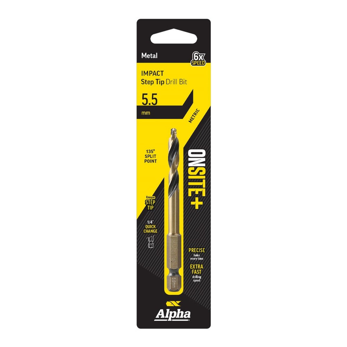 Trucut Alpha ONSITE Plus Impact Step Tip Drill Bit 5.5mm