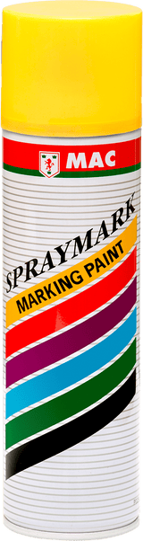 MAC SprayMark Paint Safety 400ml 12 - Fluro Green