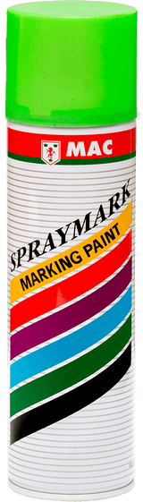 MAC SprayMark Paint Safety 400ml 12 - Fluro Yellow