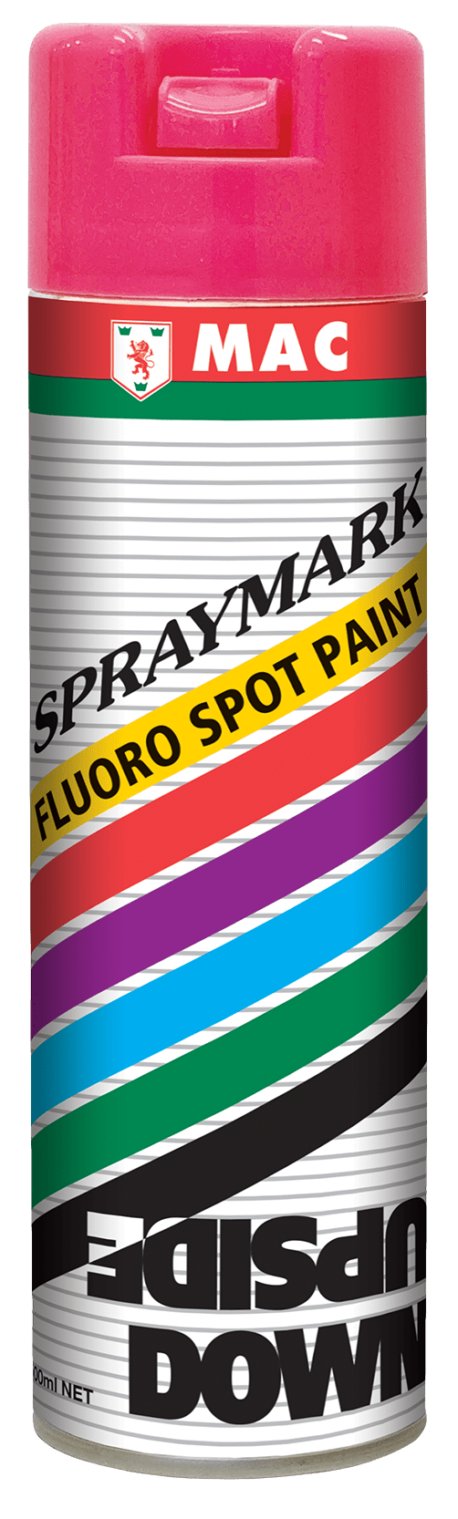 MAC SprayMark Upside Down Paint Fluoro 500ml 12 - Fluoro Pink